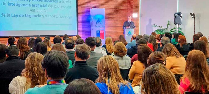 Fonasa y Clínicas de Chile realizan jornada para optimizar el proceso de validación y pago de la ley de urgencia por inteligencia artificial